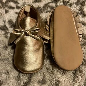Gold slippers from Old Navy
